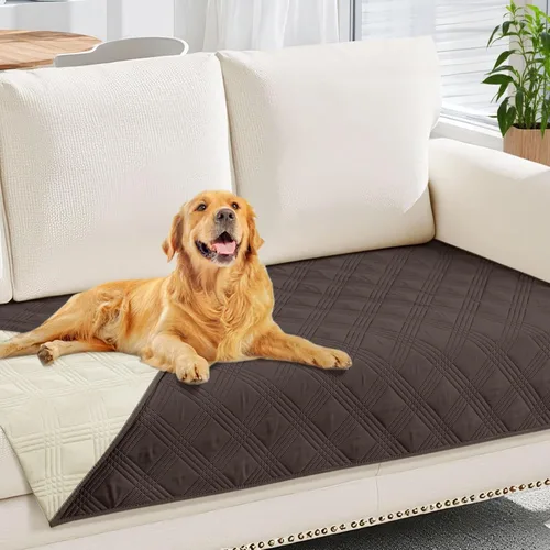 Vista 164 de hyha - Manta impermeable para cama de perro, mantas suaves para mascotas, funda impermeable para sofá para perros, fundas reversibles lavables