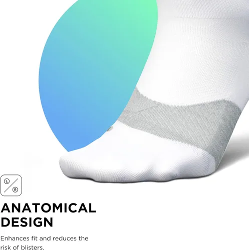 Vista 31 de Feetures Elite Ultra Light Cushion Mini Crew Sock - Calcetines deportivos con compresión dirigida
