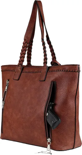 Vista 4 de Lady Conceal Bolso de transporte oculto - Bolsa de pistola cosida Cora con bloqueo