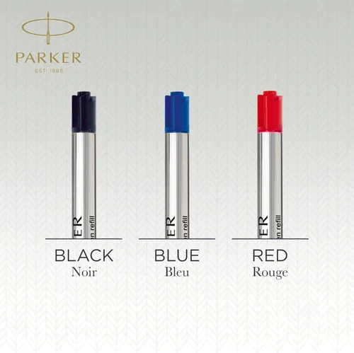 Vista 7 de Parker Quinkflow - Recambio de tinta para bolígrafo, punta media, color negro