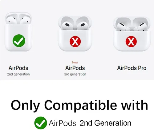 Vista 3 de Funda de silicona 3D de animales hiphop Bull Dog compatible con Airpods2 Aiprods Puppy Pet negro rojo cubierta de auriculares llavero fresco