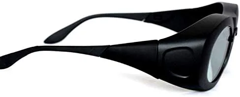 Vista 3 de JINGLUYAO EP-10-4 980nm-2500nm OD5+ Amplio Espectro Absorción Continua Holmium gafas protectoras láser 980nm 1064nm 1510nm 1530nm 1610nm 2100nm