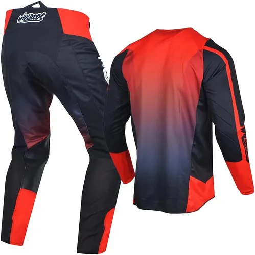 Vista 4 de Conjunto de Camiseta y Pantalones de Motocross para Hombre, Equipo MX para Bicicleta de Tierra Todoterreno, Ropa de Carreras para Adultos