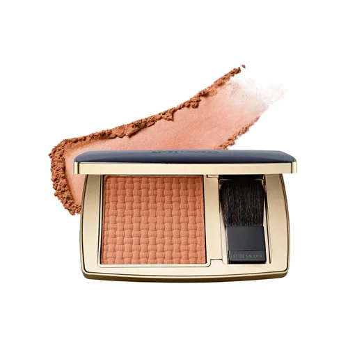 Vista 14 de Estée Lauder The Sculpting Powder Blush with Buildable Color Long Lasting, Contouring & Plumping, 0.25 Ounce Ámbar excéntrico - Un marrón dorado