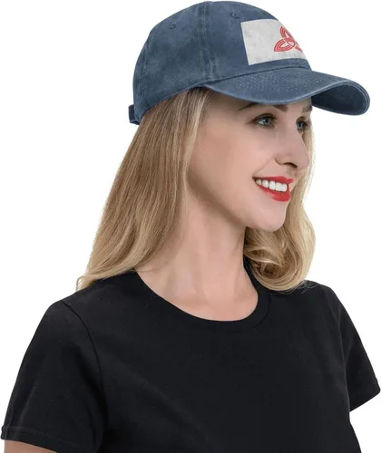Vista 5 de Classic Flag of Saitama Denim Hat Trucker Baseball Adjustable Dad Cap Black