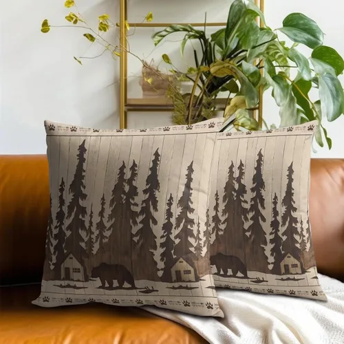 Vista 39 de Giwawa Juego de 2 fundas de almohada decorativas con diseño floral de girasol de 16 x 16 pulgadas, fundas de cojín decorativas para el hogar, sofá