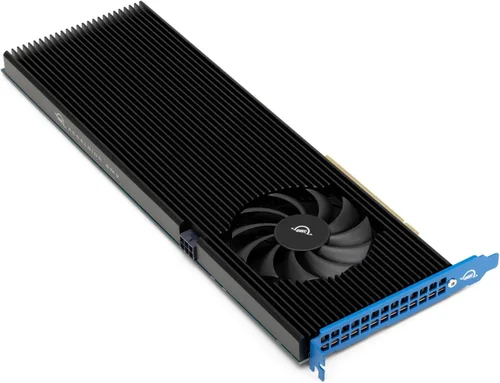 Vista 2 de OWC Tarjeta Accelsior 8M2 8 NVMe M.2 a PCIe de 16 TB compatible con Mac Pro (finales de 2019) y torres de PC