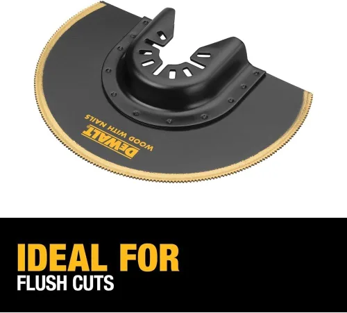 Vista 2 de DEWALT Dwa4213, hoja oscilante de titanio para corte al ras