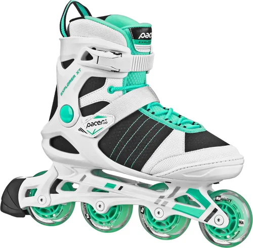 Vista 6 de Patines en línea Pacer Explorer, ideales para uso en interiores o exteriores.