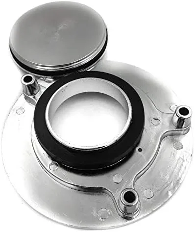 Vista 3 de MT249-060 - Tapa de gasolina cromada para motocicleta, sin llave, compatible con CBR 1000R/ 599 / CB600F/ST1300/Super Hawk/Blackbird/Interceptor