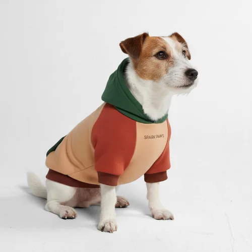 Vista 112 de Spark Paws Sudadera con capucha para perro, suéter de primera calidad para perros pequeños, medianos y grandes Trajes cálidos para bulldogs