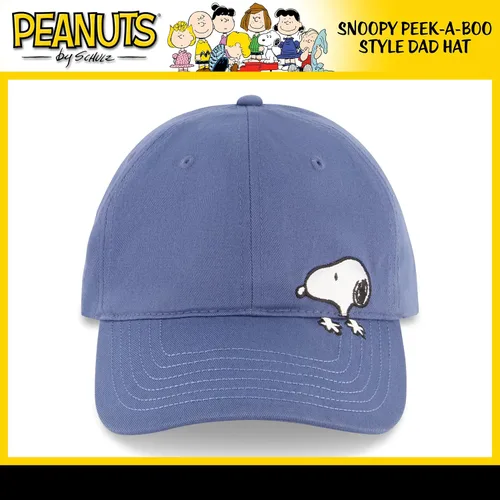 Vista 2 de Concept One Peanuts Snoopy Dad Hat, Adult Baseball Cap with Curved Brim
