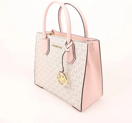 Vista 4 de MICHAEL KORS MERCER MESSENGER - Polvo de satén de cuerpo medio