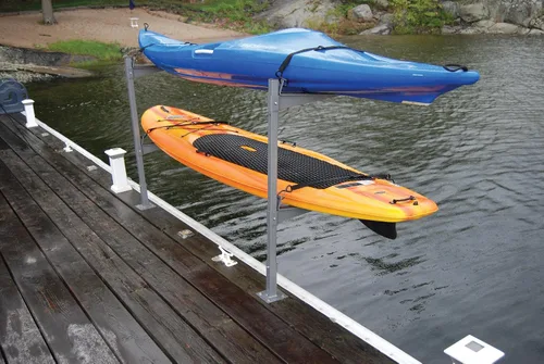 Vista 2 de Dock Edge + 90-815-F Kayak/SUP Rack
