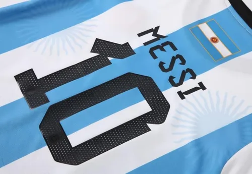 Vista 6 de Argentina Champions No.10 Sports Soccer Football Boys Kids Youth Jersey Shirt Kit Set