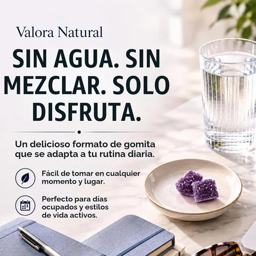 Vista 2 de Gomitas azul de metileno, apoyan el enfoque diario