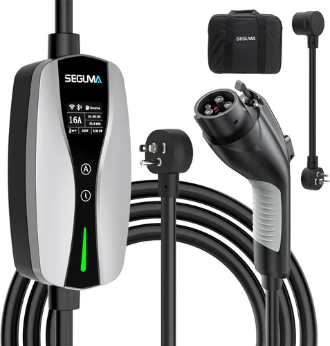 Vista 10 de SEGUMA 16A nivel 1/2 cargador EV Wi-Fi/App ETL certificado para J1772 BEV