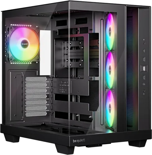 Vista 9 de be quiet! Base ligera 500 PC Caso, totalmente ventana frontal y panel