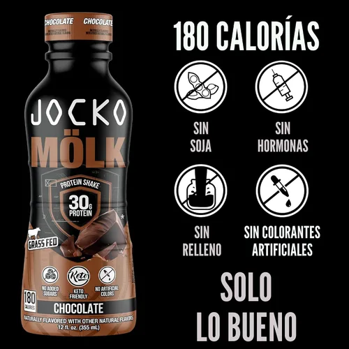 Vista 8 de Jocko Fuel Paquete de batido de proteínas - Vainilla y chocolate (24 unidades)