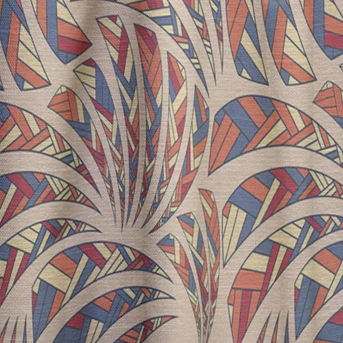 Vista 7 de DesignQ Panel de cortina bohemio y ecléctico 'Ethnic Pattern', 18645, 52x90, (abstracto-bohemio)