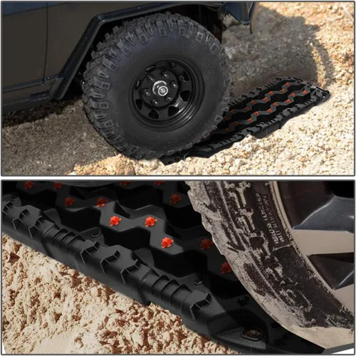 Vista 7 de Auto Dynasty Par Off-Road Arena Nieve Lodo Recuperación Pista Rescate Tableros Antideslizante Neumático Escalera