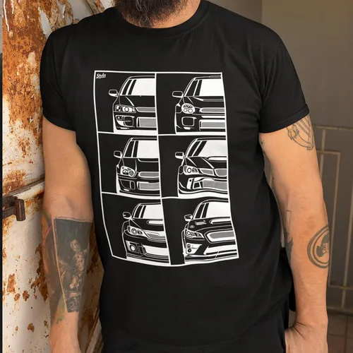 Vista 35 de Subie Generation Cars - Camiseta de manga corta para adultos, mecánico japonés de carreras, regalo para amantes de los automóviles, entusiastas
