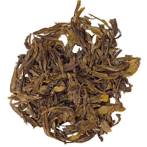 Vista 6 de Organic Positively Tea Company, Dragonwell, té verde, hoja suelta, 4 onzas
