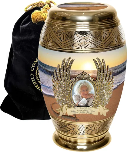 Vista 15 de Dock of The Bay - Urna de cremación para cenizas para hombres adultos – Urna personalizada para cenizas para mujeres, urnas decorativas – Hermosas