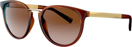 Vista 2 de Versace Lentes de sol para mujer, montura inyectada, 2.126in, Marrón