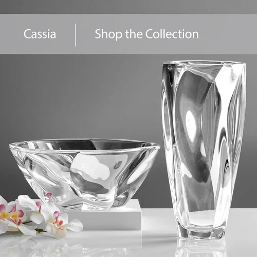 Vista 4 de Mikasa Cassia - Cuenco de cristal (11 pulgadas)