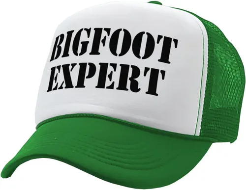 Vista 2 de The Goozler - Bigfoot Expert - Sasquatch Squatchin Hunter - Gorra de camionero estilo retro vintage