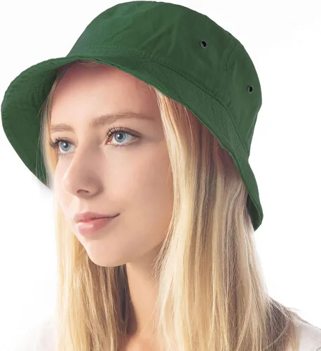 Vista 3 de The Hat Depot - Sombrero unisex, 100% algodón, 300N, fácil de guardar para viajar, playa y verano