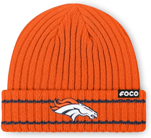Vista 20 de FOCO NFL - Gorro acanalado con logotipo de equipo de la NFL para hombre