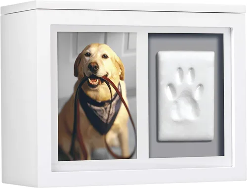 Vista 11 de Pearhead Urna de cerámica para mascotas Forever in Our Hearts, Memorial Urna Gold My Heart