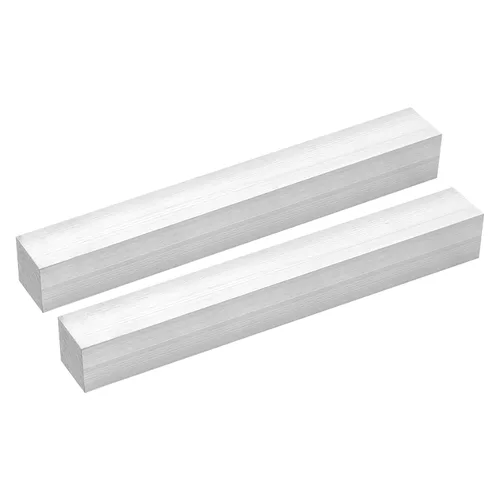 Vista 29 de uxcell Barra plana cuadrada de aluminio, 1-1/2" de espesor 1-1/2" de ancho 12" de longitud Barra cuadrada de aluminio 6061, placa plana de aluminio