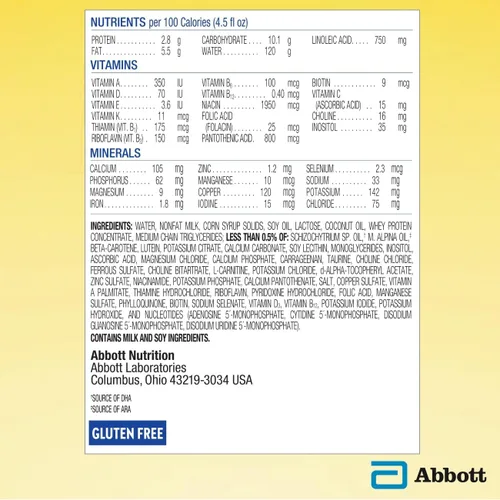 Vista 2 de Fórmula infantil Similac NeoSure para prematuros post-alta, fórmula para bebé lista para consumir, biberón de 2 fl oz, paquete de 48