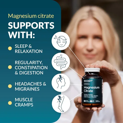 Vista 3 de Cápsulas de citrato de magnesio liposomal — Suplemento de magnesio de alta absorción para estreñimiento, sueño, calambres musculares y recuperación