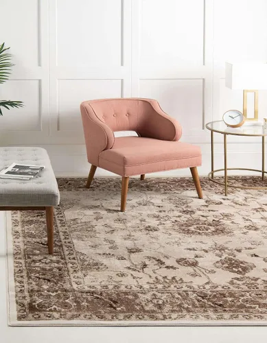 Vista 13 de Unique Loom Rushmore Collection Alfombra de área – Lincoln (2 x 3 pies, rectangular, crema/beige)