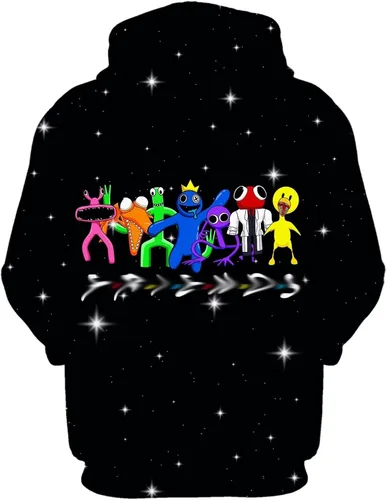 Vista 2 de EGEKNC Disfraz de juego con capucha para niños y niñas sudaderas deportivas para jóvenes