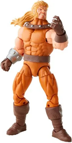 Vista 3 de Marvel Legends Series Dientes de Sable, figura de acción de juguete de 6 pulgadas, diseño premium, 1 figura, 3 accesorios y 1 pieza de construcción