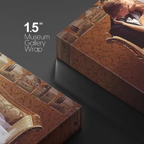 Vista 6 de NWT Impresiones en lienzo personalizadas con tus fotos para bodas, cuadros de lienzo personalizados para pared para imprimir enmarcadas de 8 x 10