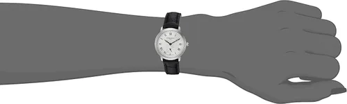 Vista 2 de Frederique Constant "Slimline Señoras reloj acero inoxidable y piel Casual de cuarzo suizo de la mujer, color negro (Modelo fc-235m1s6)