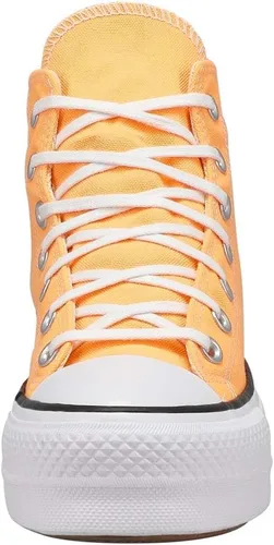 Vista 2 de Converse - Chuck Taylor All Star Tenis de mujer altos de plataforma con diseño de leopardo