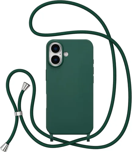 Vista 22 de ZTOFERA Funda para iPhone Air con correa, funda cruzada para teléfono con cordón ajustable para el cuello en los hombros, silicona suave a prueba