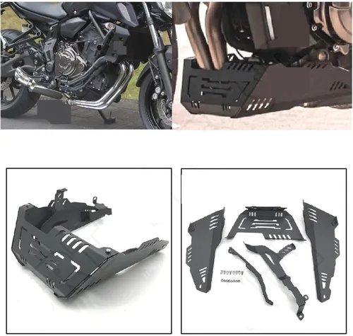 Vista 2 de Compatible con MT 07 MT07 MT-07 ABS XSR 700 XSR700 2014-2020 Protector de chasis de motor de motocicleta tipo monopatín
