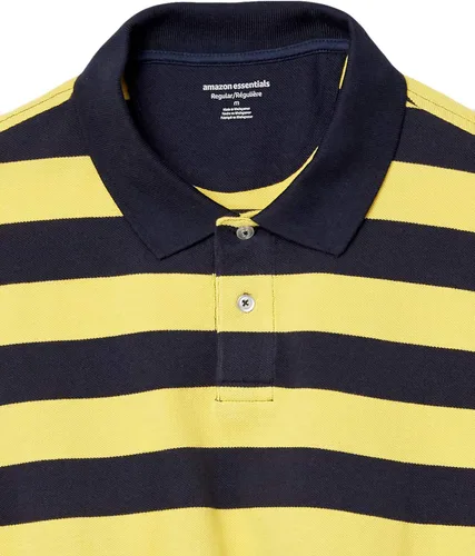 Vista 6 de Tienda Essentials Mens Regular-Fit Cotton Pique Polo Shirt