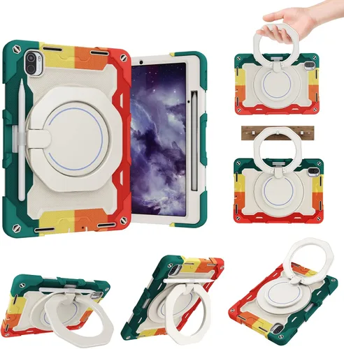 Vista 9 de Funda para niños a prueba de golpes para Xiaomi Mi Pad 5/MiPad 5 Pro de 11 pulgadas 2021, funda protectora completa resistente a prueba de golpes