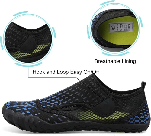 Vista 3 de Zapatos de agua para natación, para mujereshombres, de secado rápido, para playa, senderismo, buceo, navegación, río, deportes acuáticos al aire