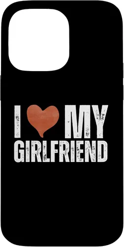 Vista 21 de I Love My Girlfriend I Heart My Girlfriend Funny Retro Case for iPhone 17
