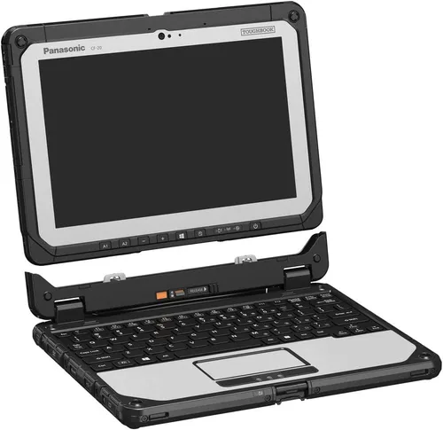Vista 2 de Toughbook Panasonic CF-20 Win 10 Pro 2 en 1, Intel i5, SSD de 256 GB, 8 GB de RAM, Bridge Battery CF-20G0205VM
